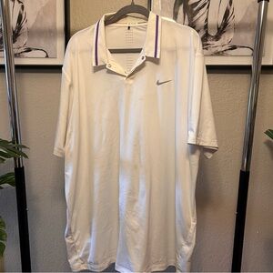 Nike Men's White Polo Shirt